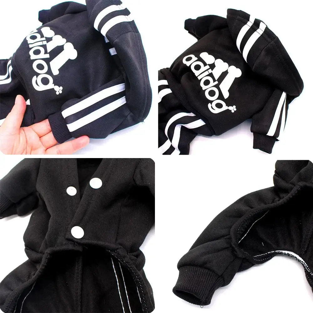 Adidog Dog Hoodies Tracksuit for Small Dogs