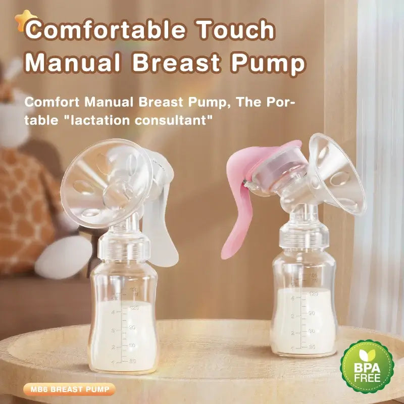 Dr.Isla Manual Breast Pump with Bottle Without BPA