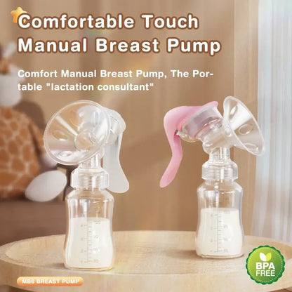 Dr.Isla Manual Breast Pump with Bottle Without BPA