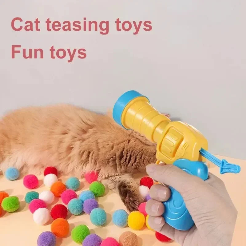 Silent Cat Toy Gun 🐾 Fun Plush Launcher Games!