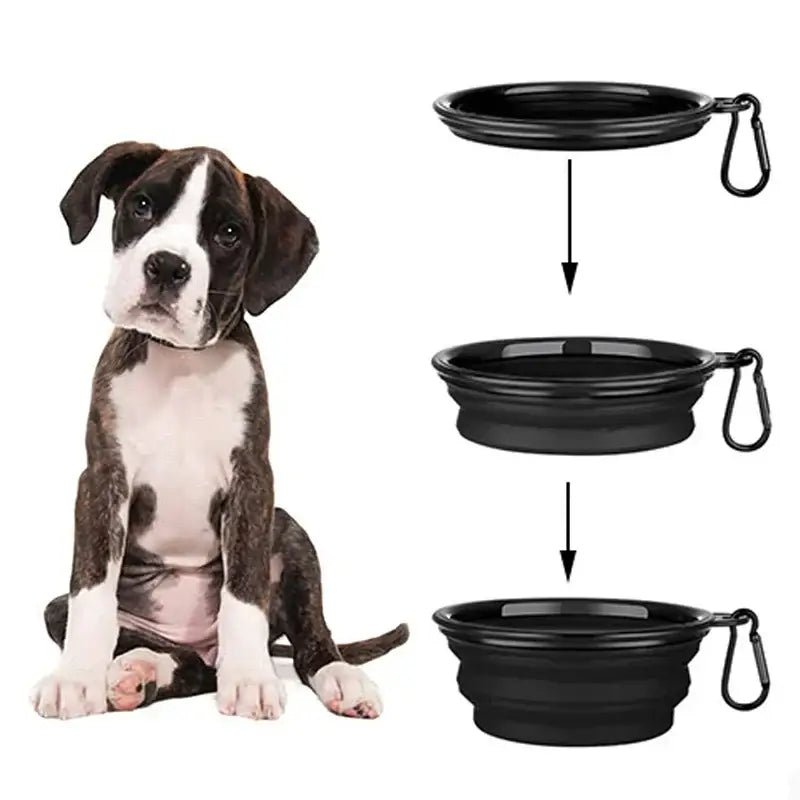 1000ML Silicone Dog &amp; Cat Feeder Bowl - Paws For Baby