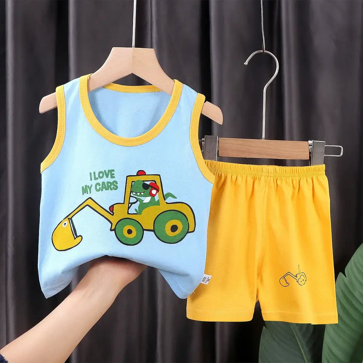 2PCS Children Clothing Vest Suit - Paws For Baby