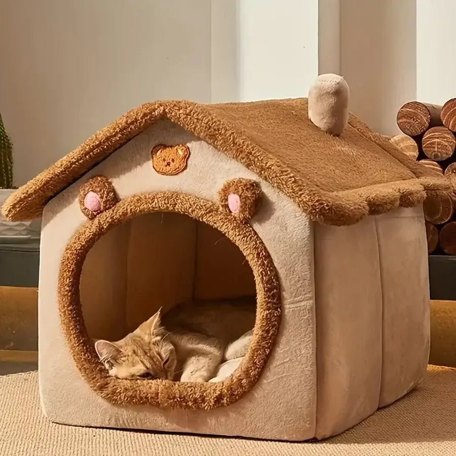 Foldable Pet House Removable Washable - Paws For Baby