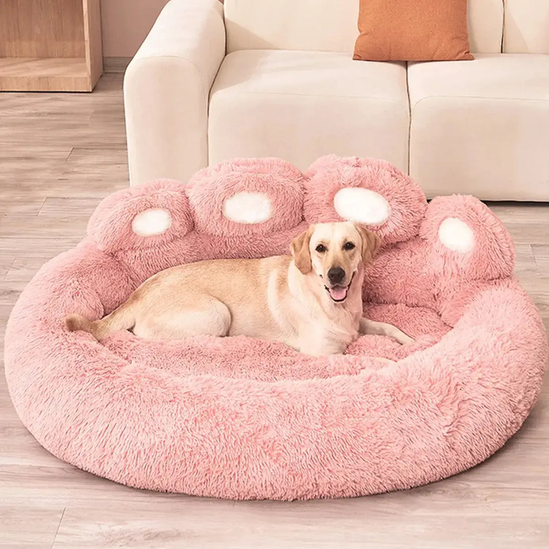 Bear Paw Shaped Pet Bed, Comfortable and Soft