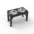 "BOOTEELY Adjustable Raised Dog Feeder Bowls"