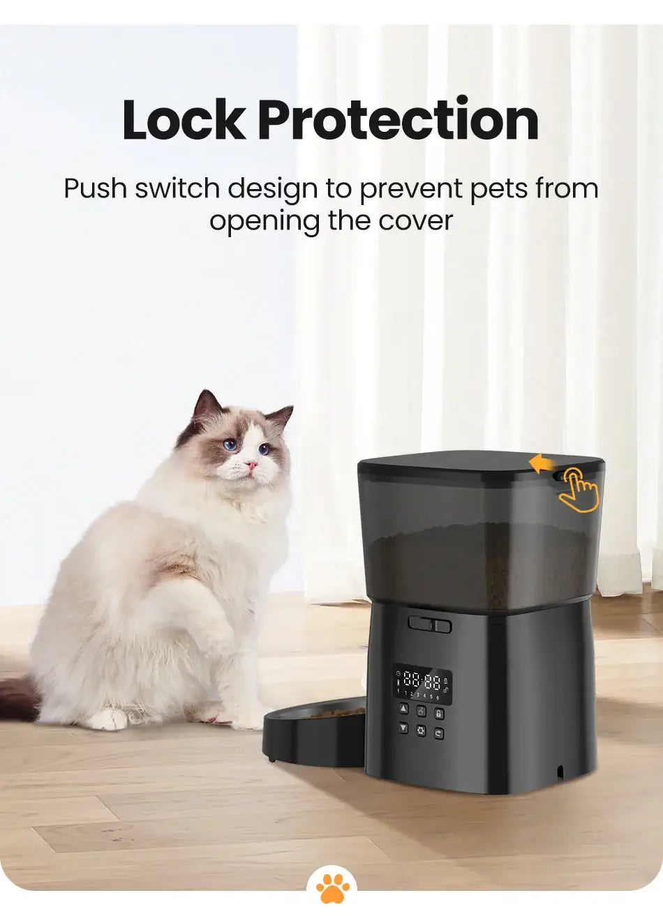 Smart feeder 🐾 Automatic kibble dispenser, simplifies