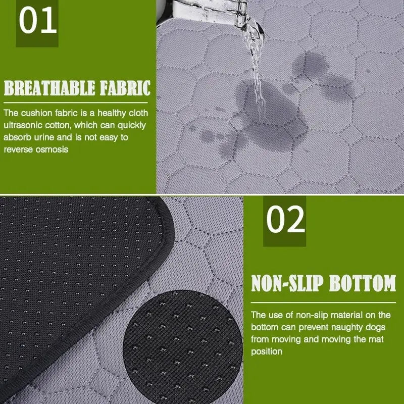 Waterproof Washable Pet Urine Pad – Reusable &amp; Durable