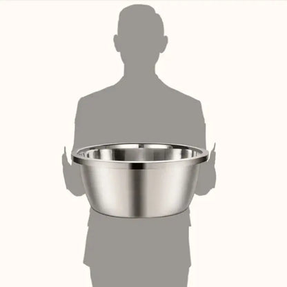 &quot;High - Capacity Stainless Steel Dog Bowl – Stable &amp; Durable for Large Dogs&quot; - Paws For Baby