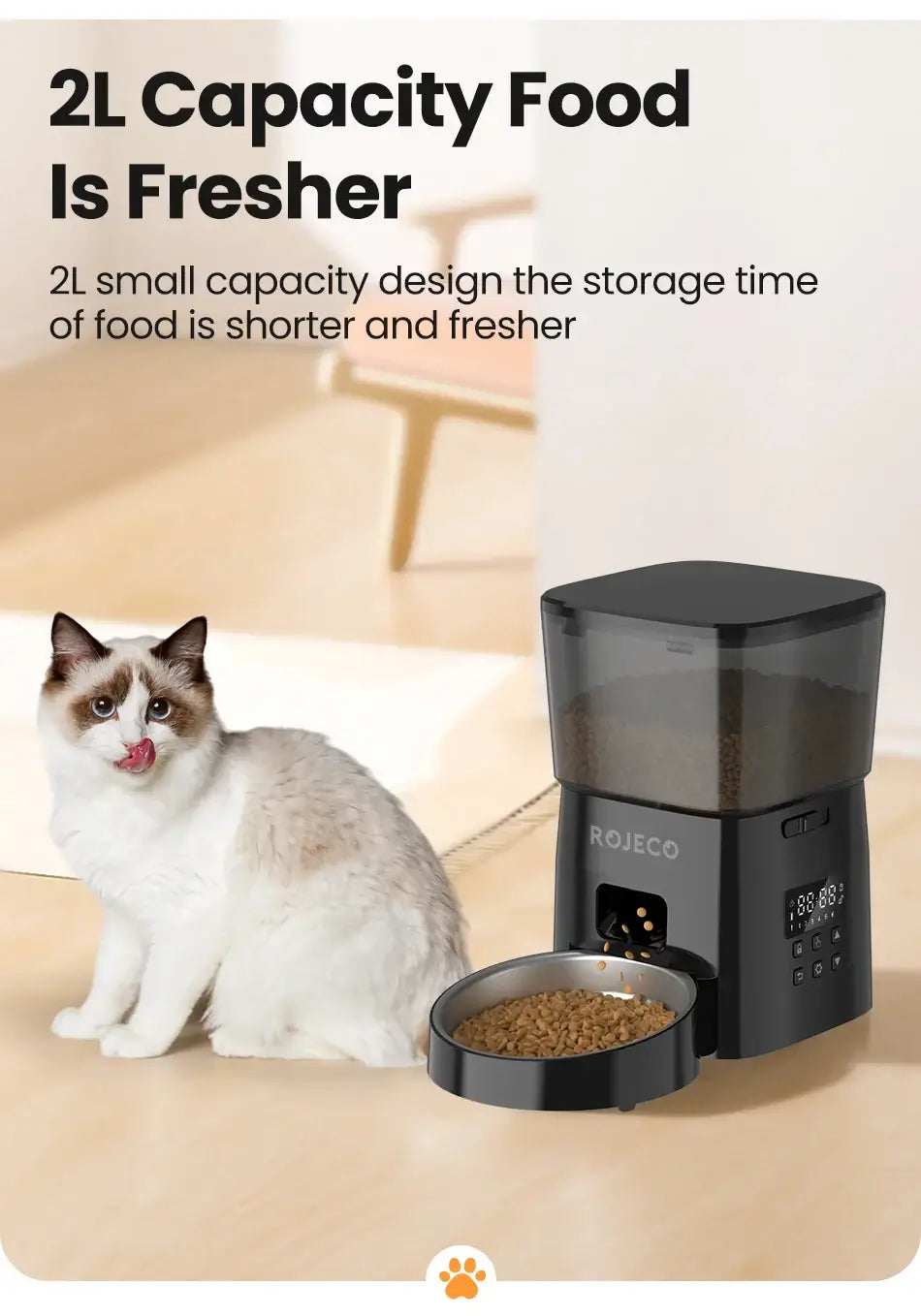 Smart feeder 🐾 Automatic kibble dispenser, simplifies