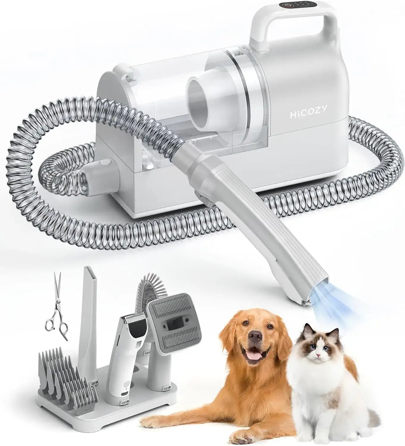 Low Noise Pet Grooming Vacuum Cleaner Kit