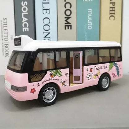 &quot;Die - Cast City Bus Toy - Pull Back, Lights &amp; Sound&quot; - Paws For Baby