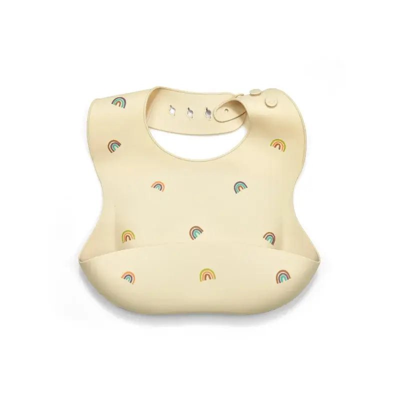 Waterproof Silicone Baby Bib - Adjustable &amp; Easy to Clean - Paws For Baby