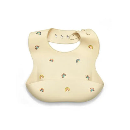 Waterproof Silicone Baby Bib - Adjustable &amp; Easy to Clean - Paws For Baby