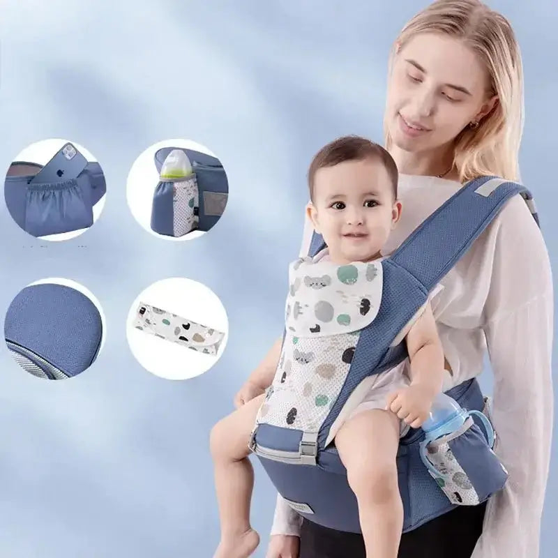 Newborn Ergonomic Baby Carrier Backpack - Paws For Baby