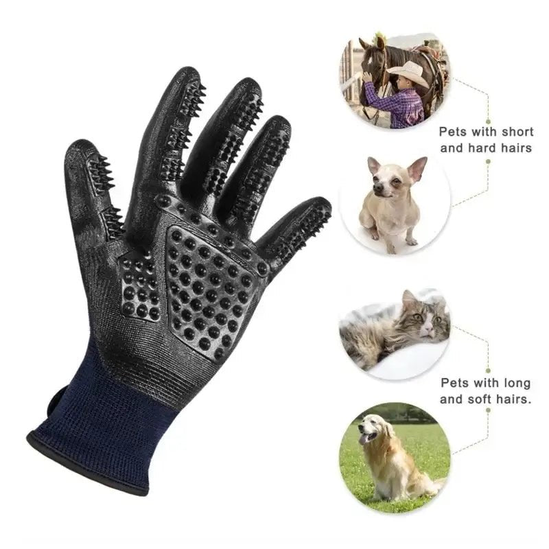 A Pair of Pet Bath Gloves Massage - Paws For Baby