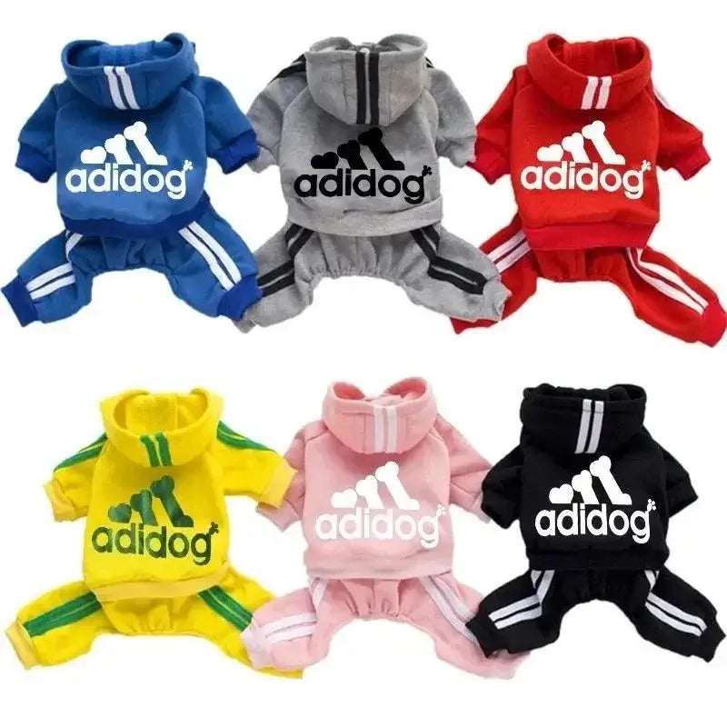 Adidog Dog Hoodies Tracksuit for Small Dogs