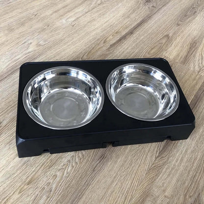 &quot;BOOTEELY Adjustable Raised Dog Feeder Bowls&quot;