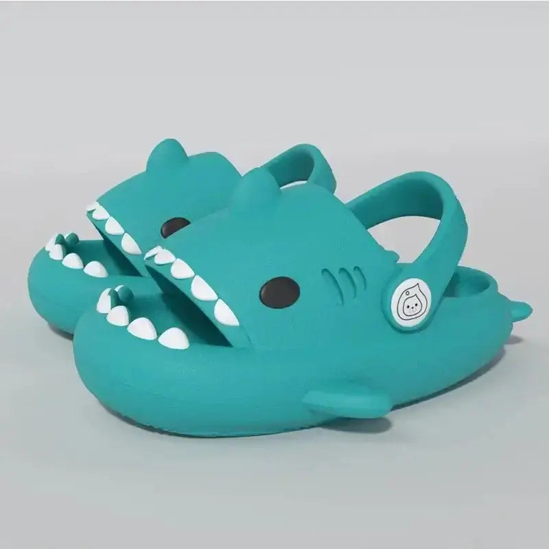 Shark Flip Flops | Soft Sole Non - Slip Cartoon Slippers for Kids - Paws For Baby