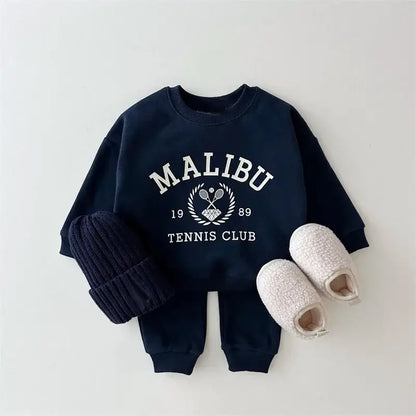 Bear Pullover &amp; Pants Set - 2pc Cotton Kids Outfit