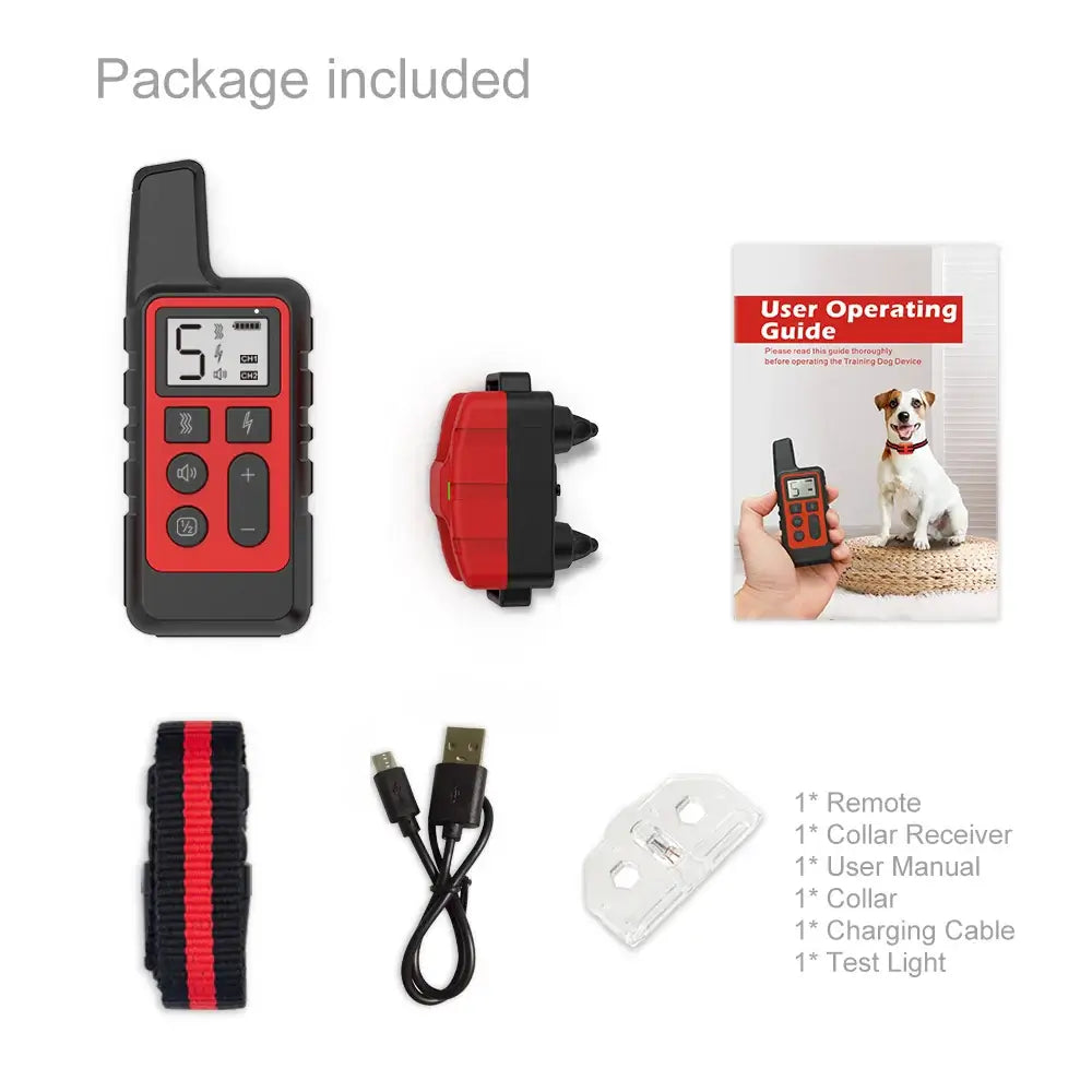 &quot;Rechargeable Dog Training Collar: Anti-Bark Remote Control&quot; - Paws For Baby