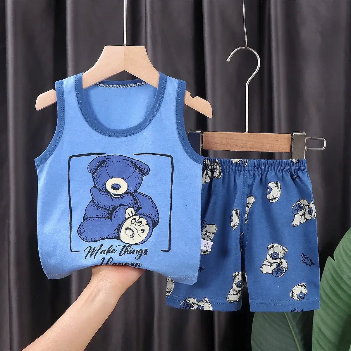 2PCS Children Clothing Vest Suit - Paws For Baby