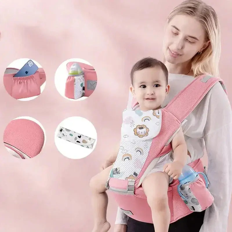 Newborn Ergonomic Baby Carrier Backpack - Paws For Baby