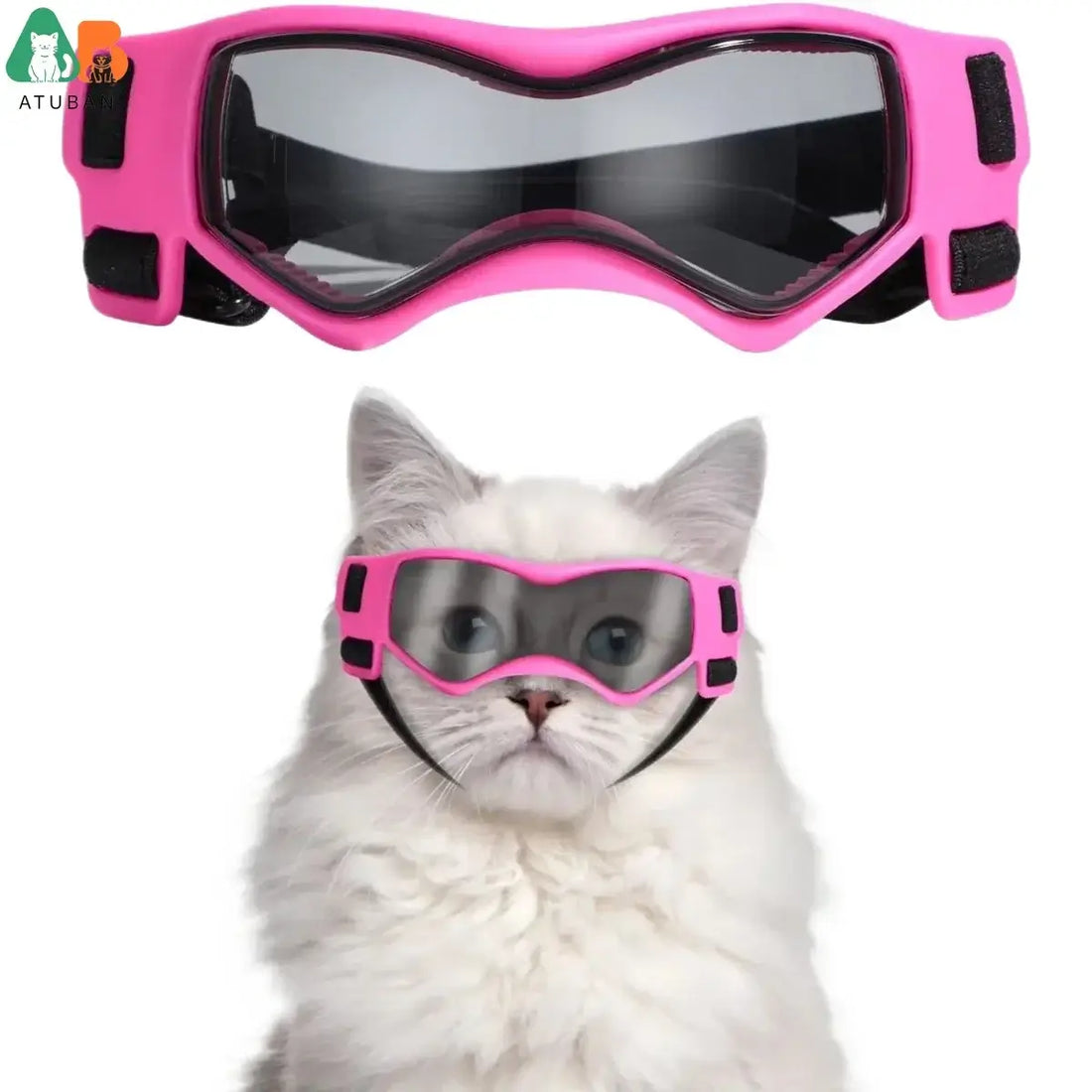 Cat &amp; Small Dog Sunglasses – UV Protection &amp; Adjustable