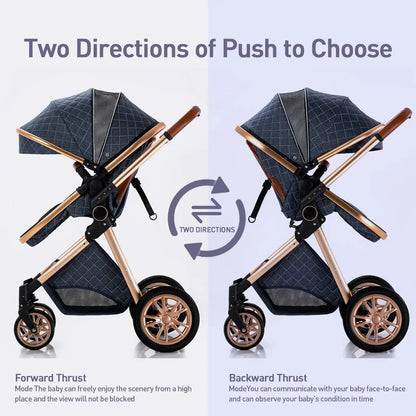 Luxury Baby Stroller 3 in 1 - Paws For Baby