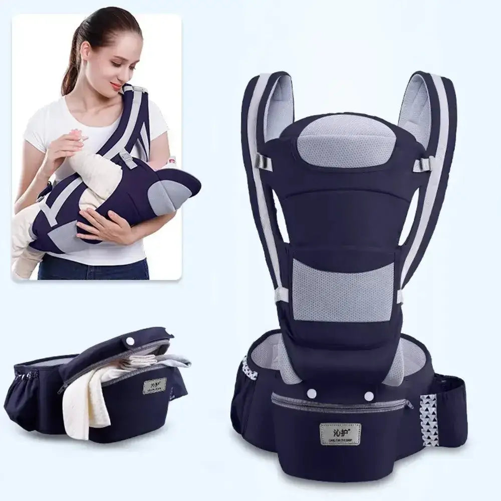 Newborn Ergonomic Baby Carrier Backpack - Paws For Baby