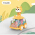 Removable Inertial Toy Car for Kids with Animals