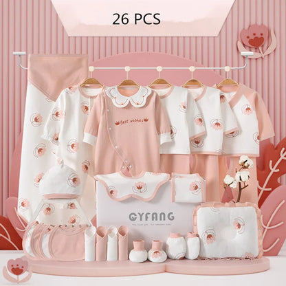 100% Cotton Clothing Set – 24/26 Pieces for Baby