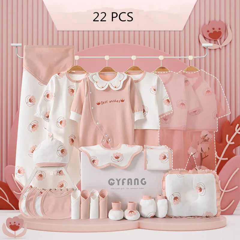 100% Cotton Clothing Set – 24/26 Pieces for Baby