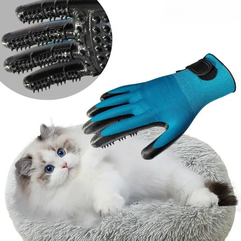 A Pair of Pet Bath Gloves Massage - Paws For Baby