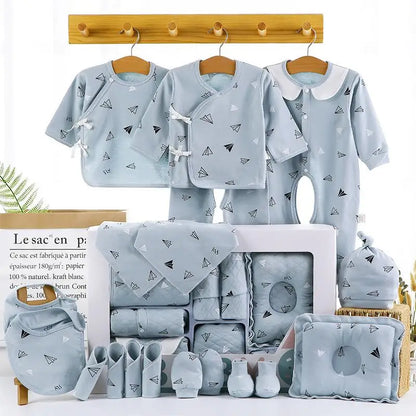 100% Cotton Baby Clothing Set – 18/22 Pieces 0-6M