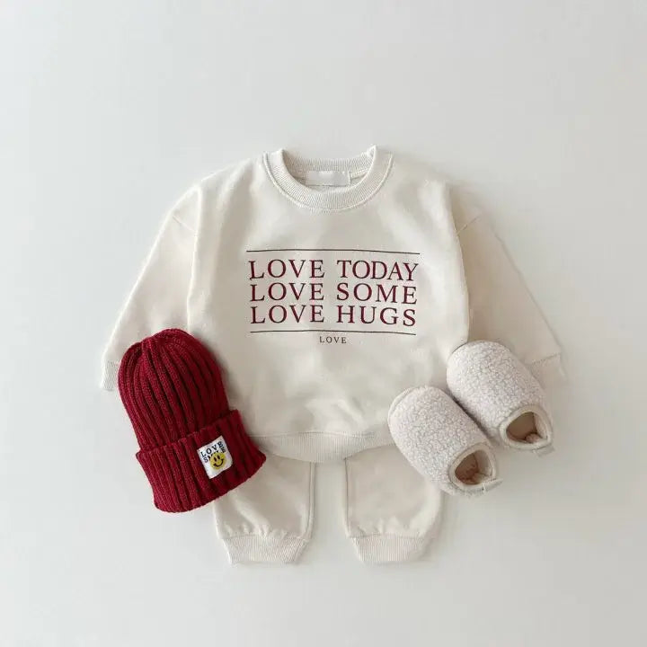 Bear Pullover &amp; Pants Set - 2pc Cotton Kids Outfit