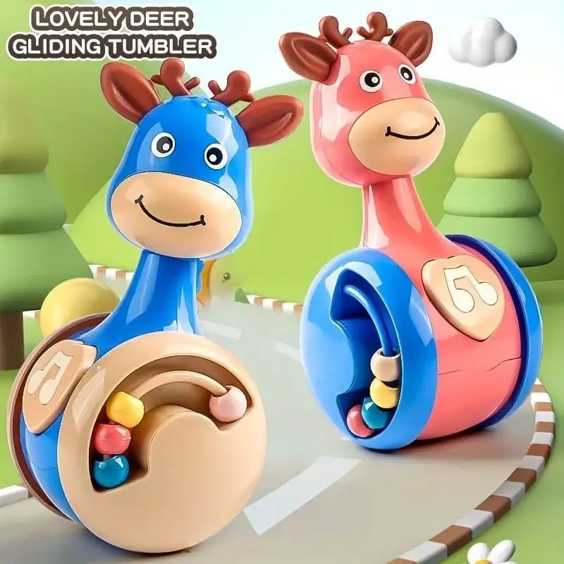 &quot;Roly Poly Baby Toys - Tumbler Wobbler for Early Learning&quot; - Paws For Baby