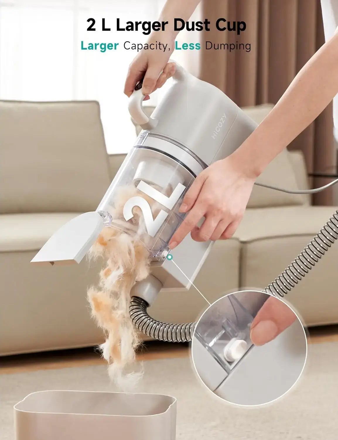 Low Noise Pet Grooming Vacuum Cleaner Kit