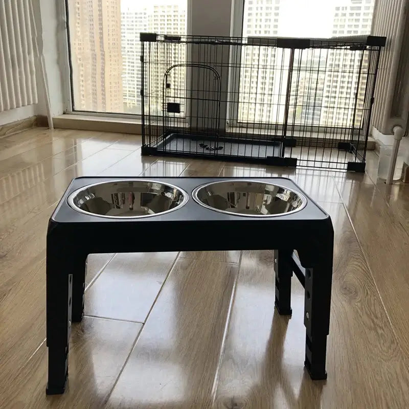 &quot;BOOTEELY Adjustable Raised Dog Feeder Bowls&quot;