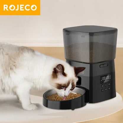 Smart feeder 🐾 Automatic kibble dispenser, simplifies