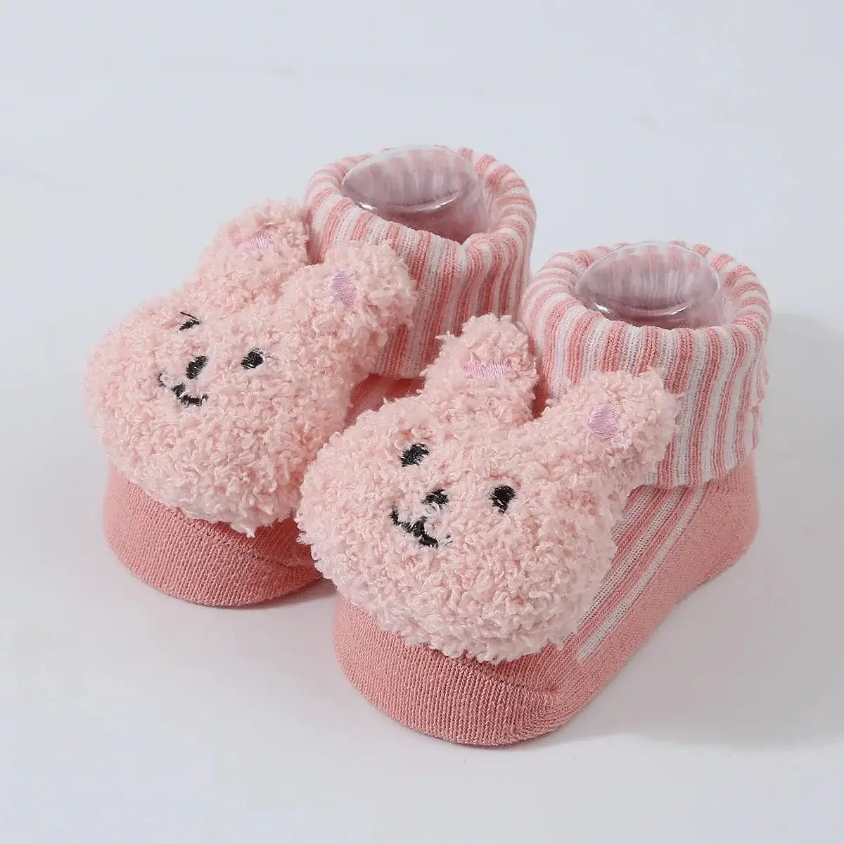 &quot;Newborn Knitted Cartoon Socks - Soft Prewalker Socks&quot; - Paws For Baby