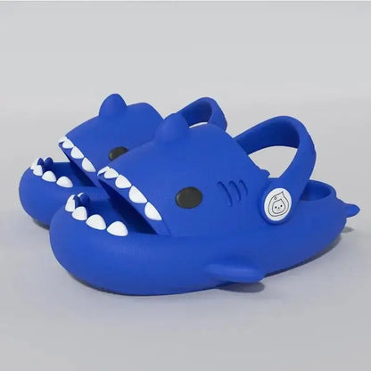 Shark Flip Flops | Soft Sole Non - Slip Cartoon Slippers for Kids - Paws For Baby