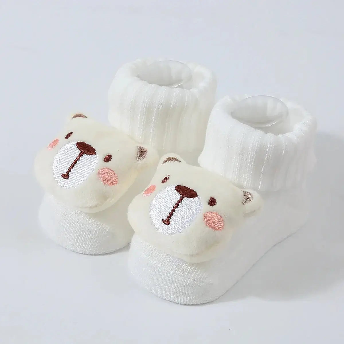 &quot;Newborn Knitted Cartoon Socks - Soft Prewalker Socks&quot; - Paws For Baby