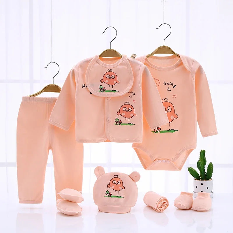 10-piece cotton clothing set for babies from 0 to 3 months