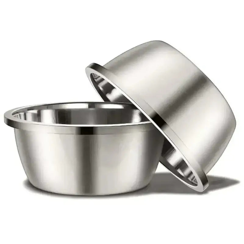 &quot;High - Capacity Stainless Steel Dog Bowl – Stable &amp; Durable for Large Dogs&quot; - Paws For Baby