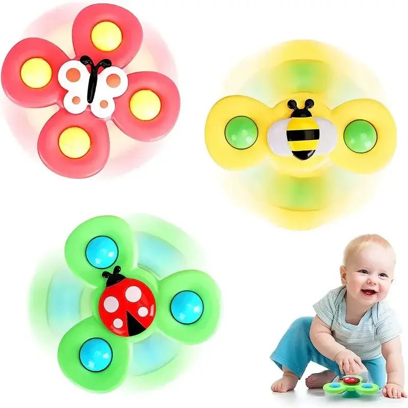 Cartoon Suction Cup Spinner Toy - Paws For Baby